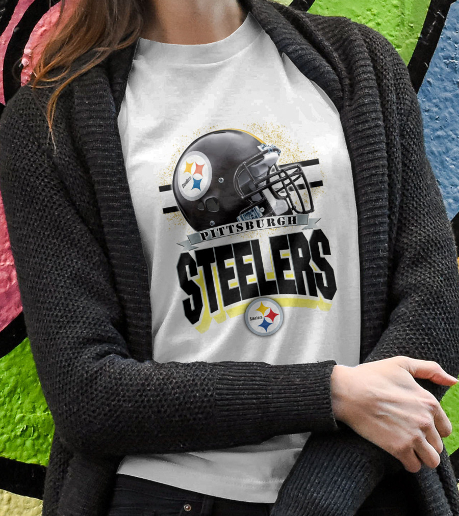 Pittsburgh Steelers Football Helmet Team T-Shirt