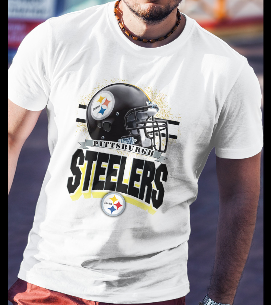 Pittsburgh Steelers Football Helmet Team T-Shirt