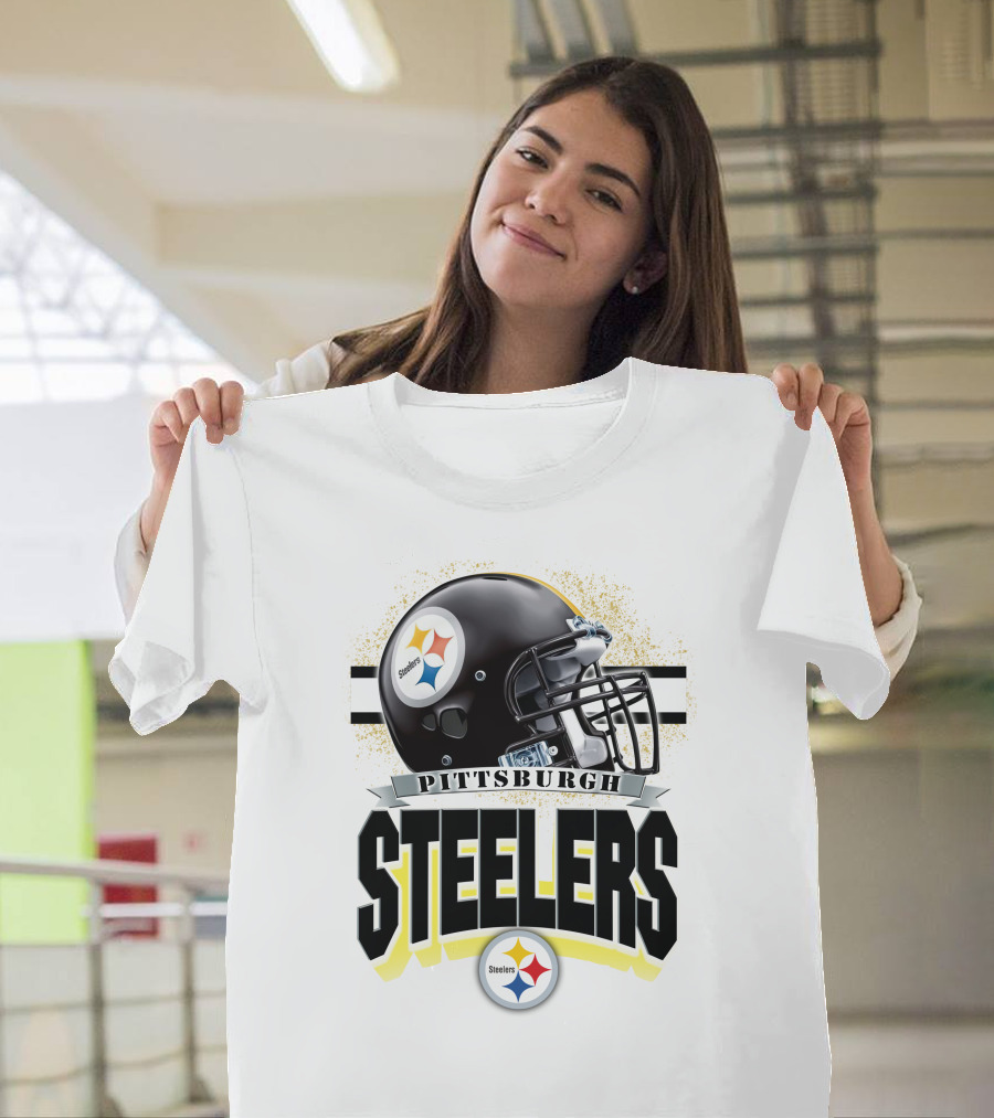 Pittsburgh Steelers Football Helmet Team T-Shirt