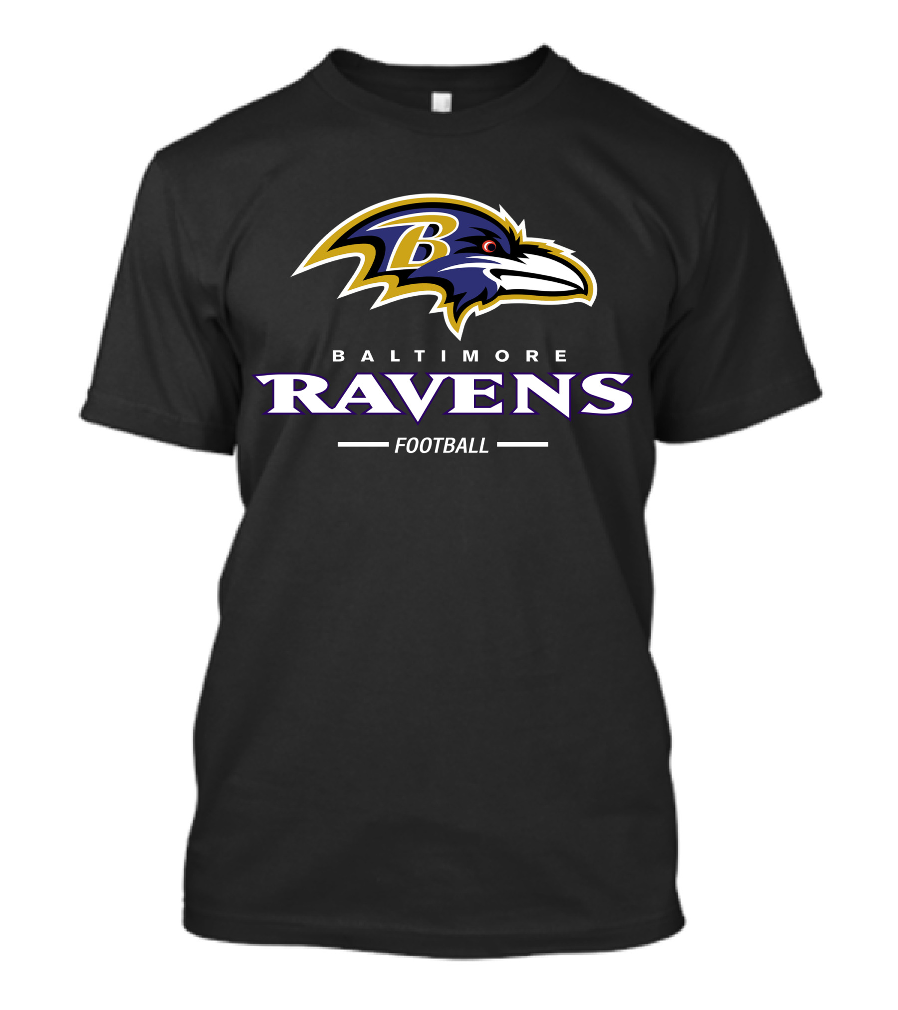 Baltimore Ravens Football Logo Ravens Text T-Shirt