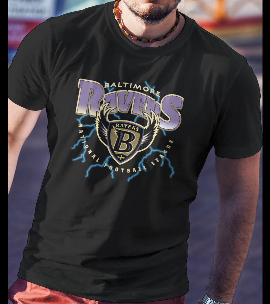 Baltimore Ravens National Football League Logo T-Shirt