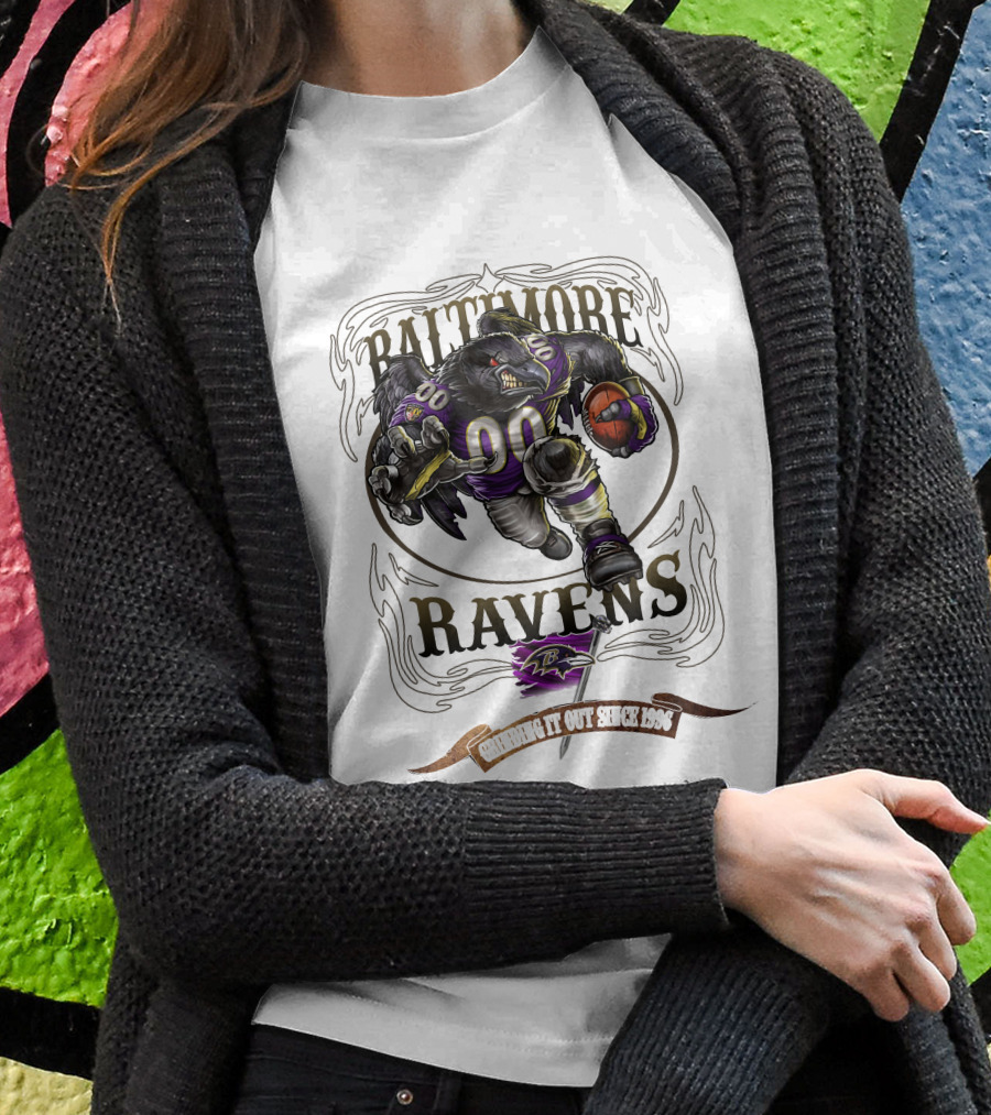 Baltimore Ravens Grinding It Out Since 1996 T-Shirt