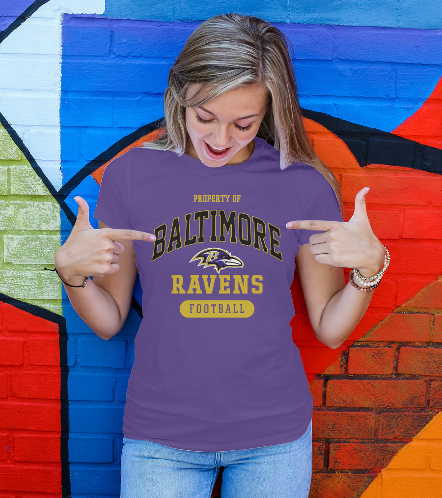 PROPERTY OF BALTIMORE RAVENS FOOTBALL T-Shirt