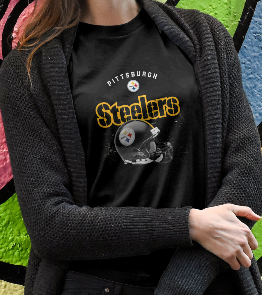 Pittsburgh Steelers Helmet T-Shirt