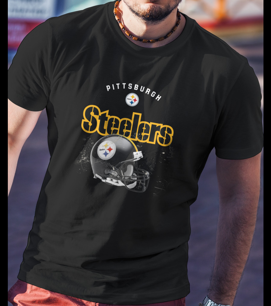 Pittsburgh Steelers Helmet T-Shirt
