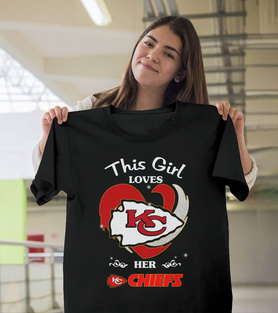 This Girl Loves Her Kansas City Chiefs T-Shirt