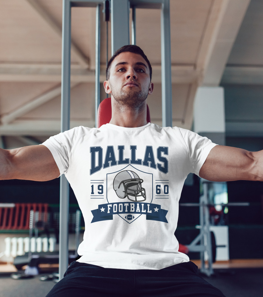 Dallas Football 1960 Helmet T-Shirt