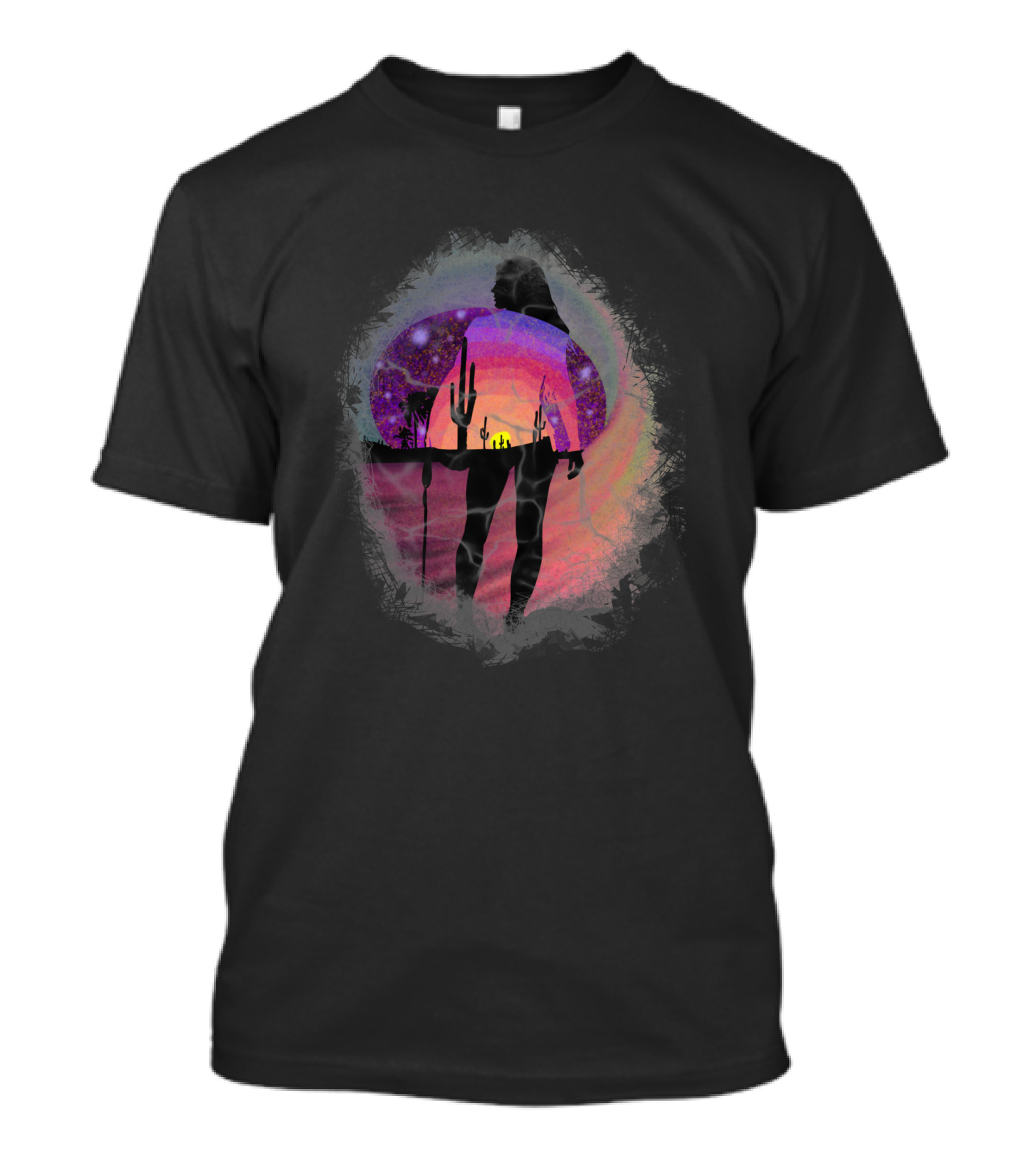 Arizona Surf Rat Cactus Desert Silhouette 984749 T-Shirt