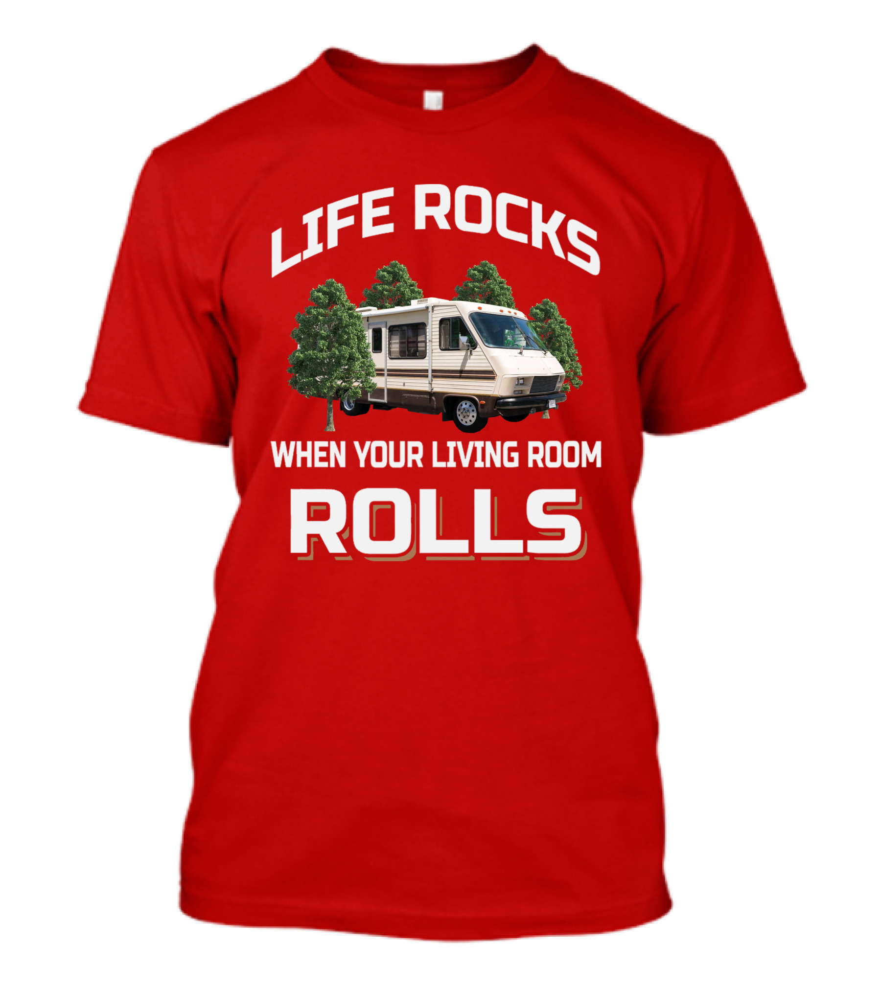 Life Rocks When Your Living Room Rolls Fleetwood Pace Arrow T-Shirt