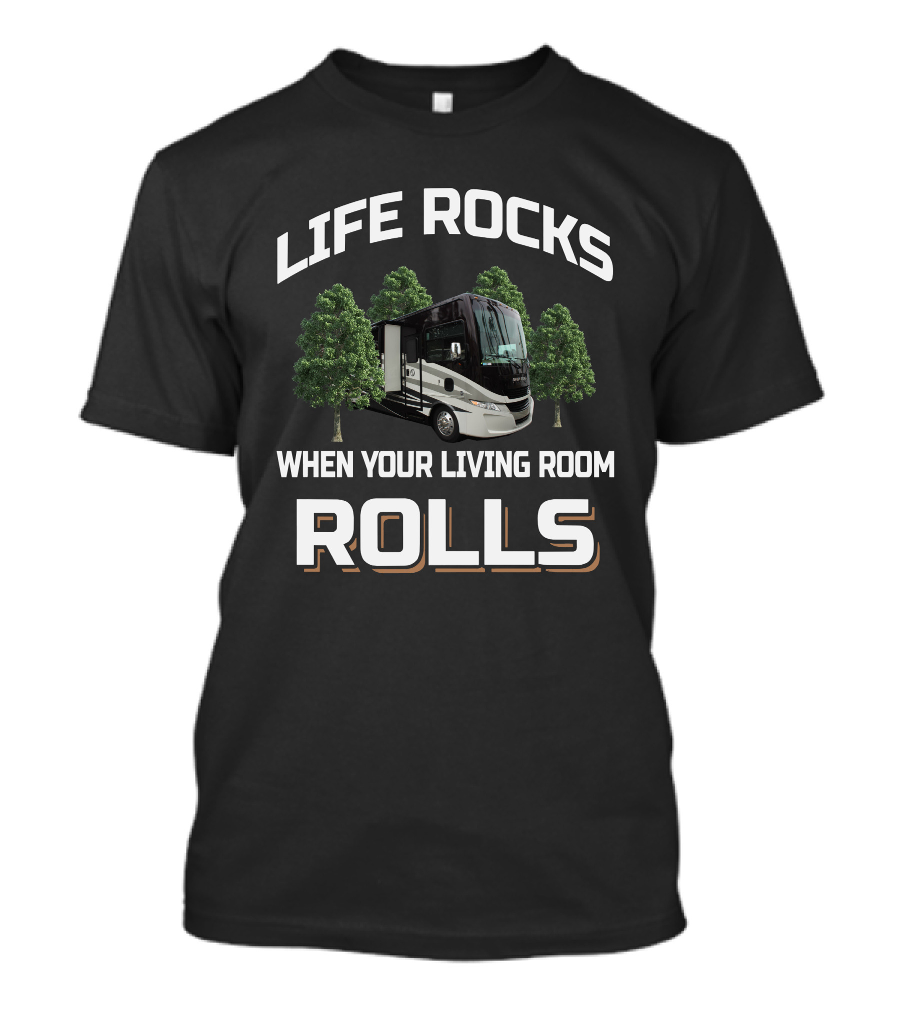 Life Rocks When Your Living Room Rolls Open Road Allegro T-Shirt