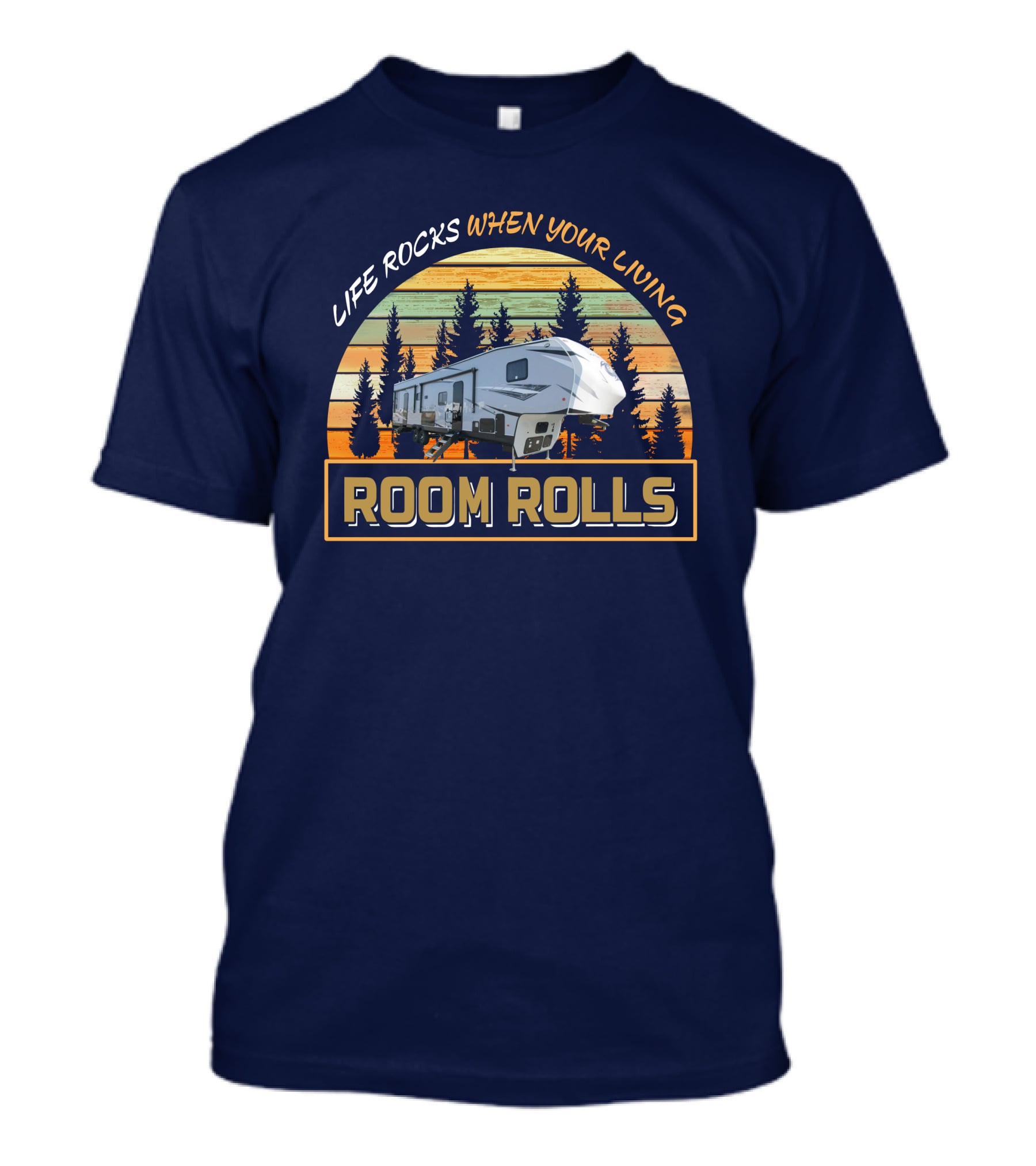 LIFE ROCKS WHEN YOUR LIVING ROOM ROLLS Wolfpack 365 Pack 16 T-Shirt