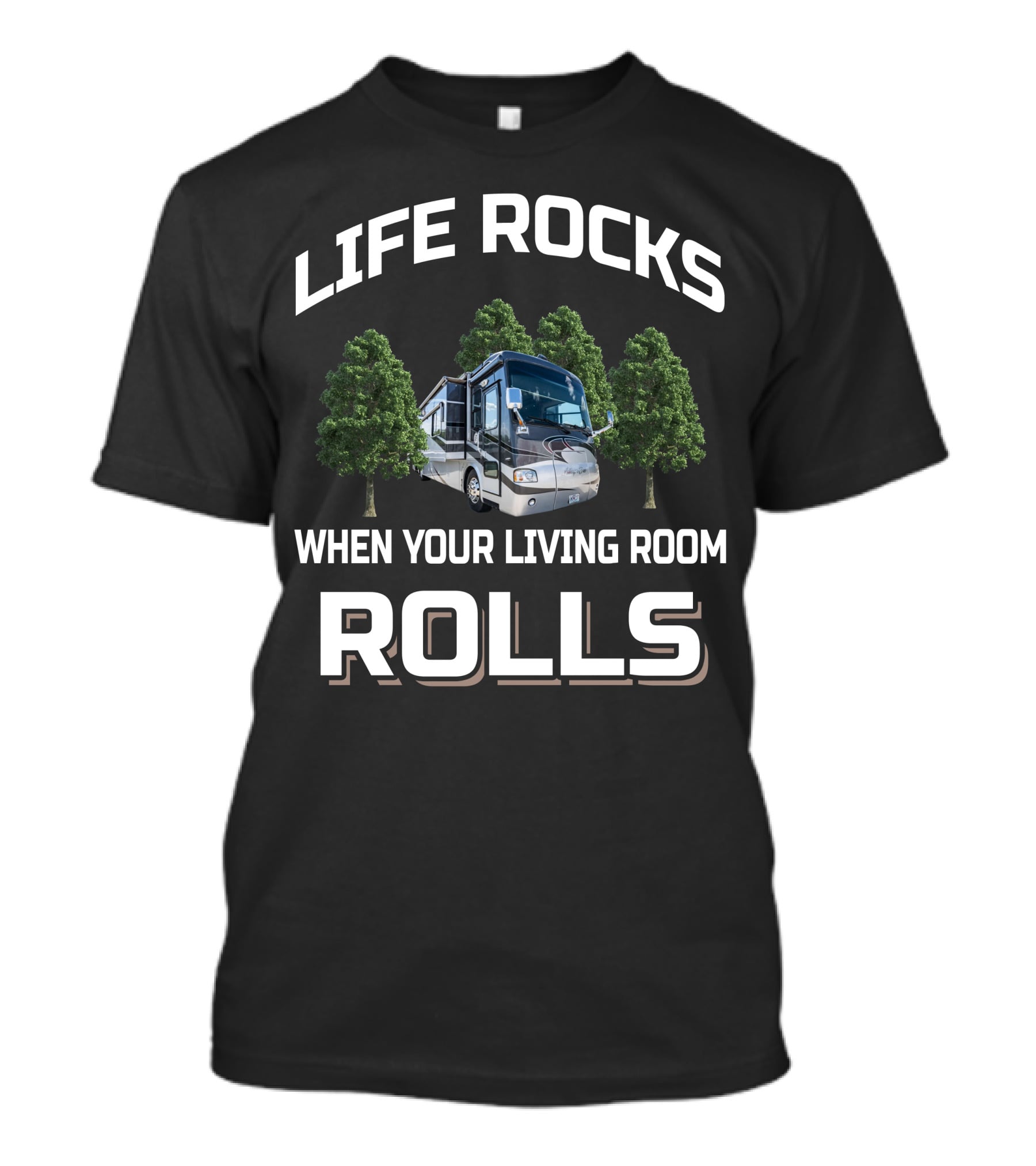 Life Rocks When Your Living Room Rolls 2006 Allegro 40qdp T-Shirt