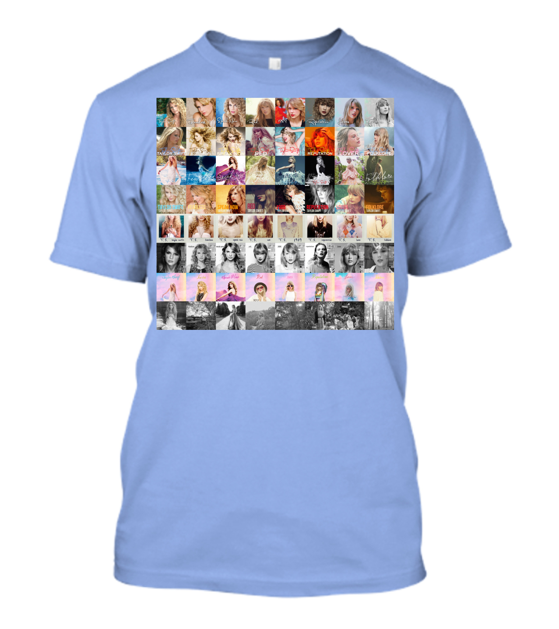 Taylor Swift Album Covers Through Each Era's T-Shirt