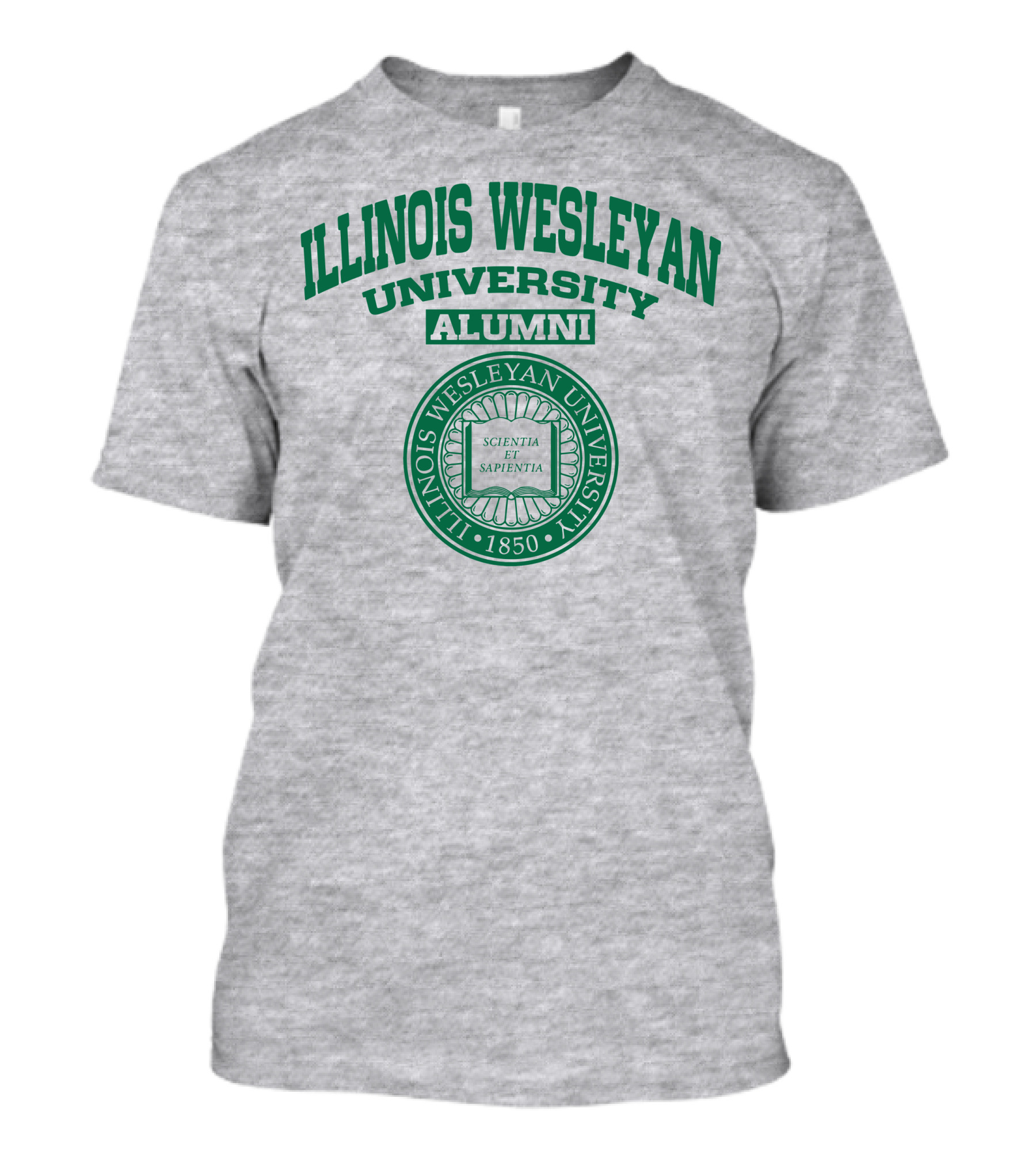 Illinois Wesleyan University Alumni Scientia Et Sapientia Seal 1850 T-Shirt