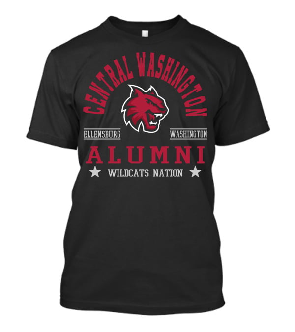 Central Washington University Wildcats Alumni Ellensburg Nation T-Shirt