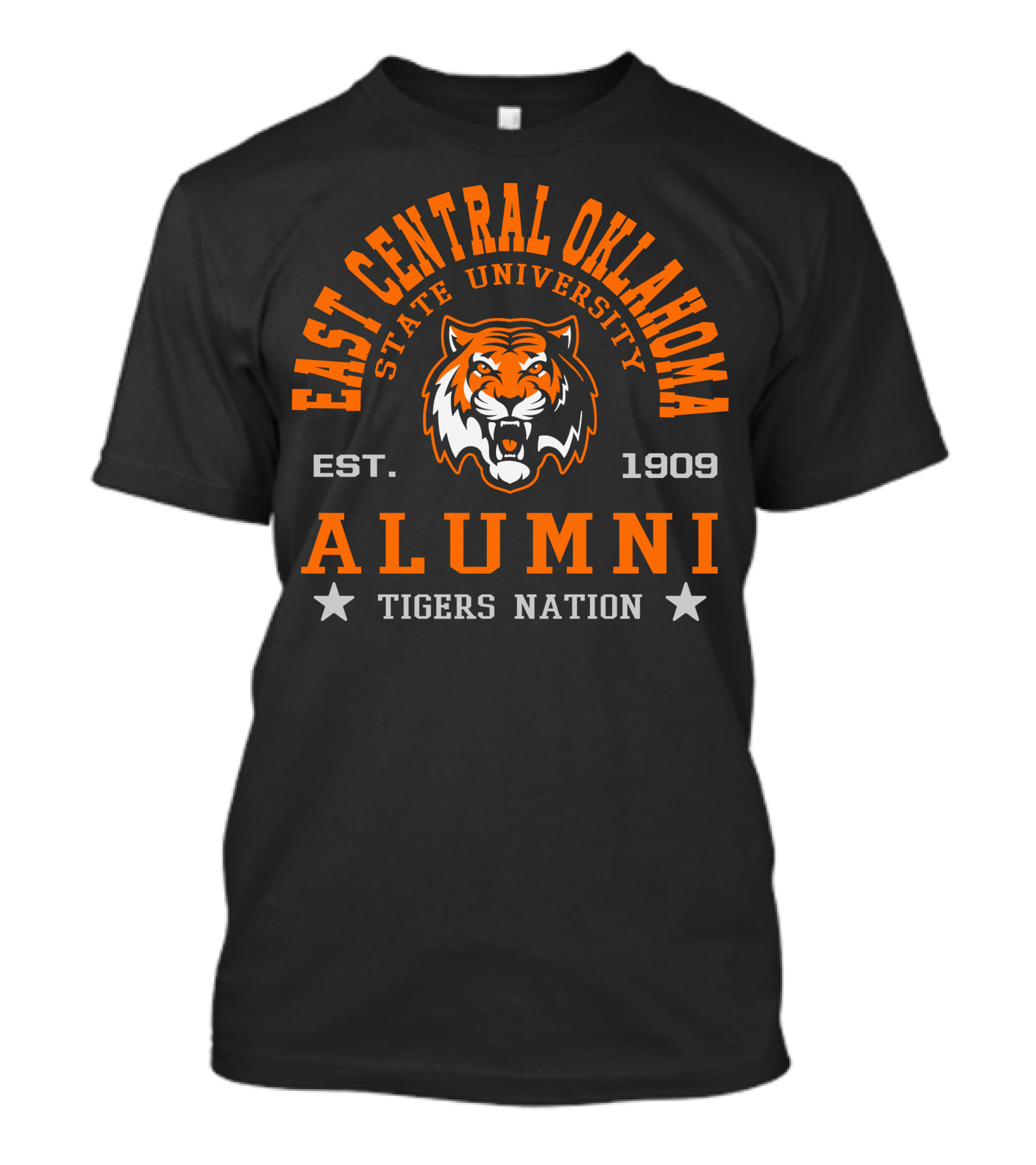 East Central Oklahoma State University Alumni Tigers Nation Est. 1909 T-Shirt