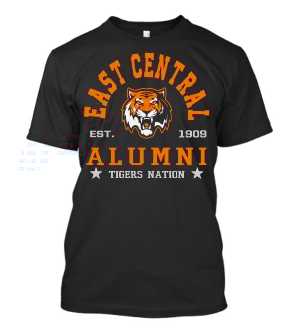 East Central Alumni Tigers Nation Est. 1909 T-Shirt