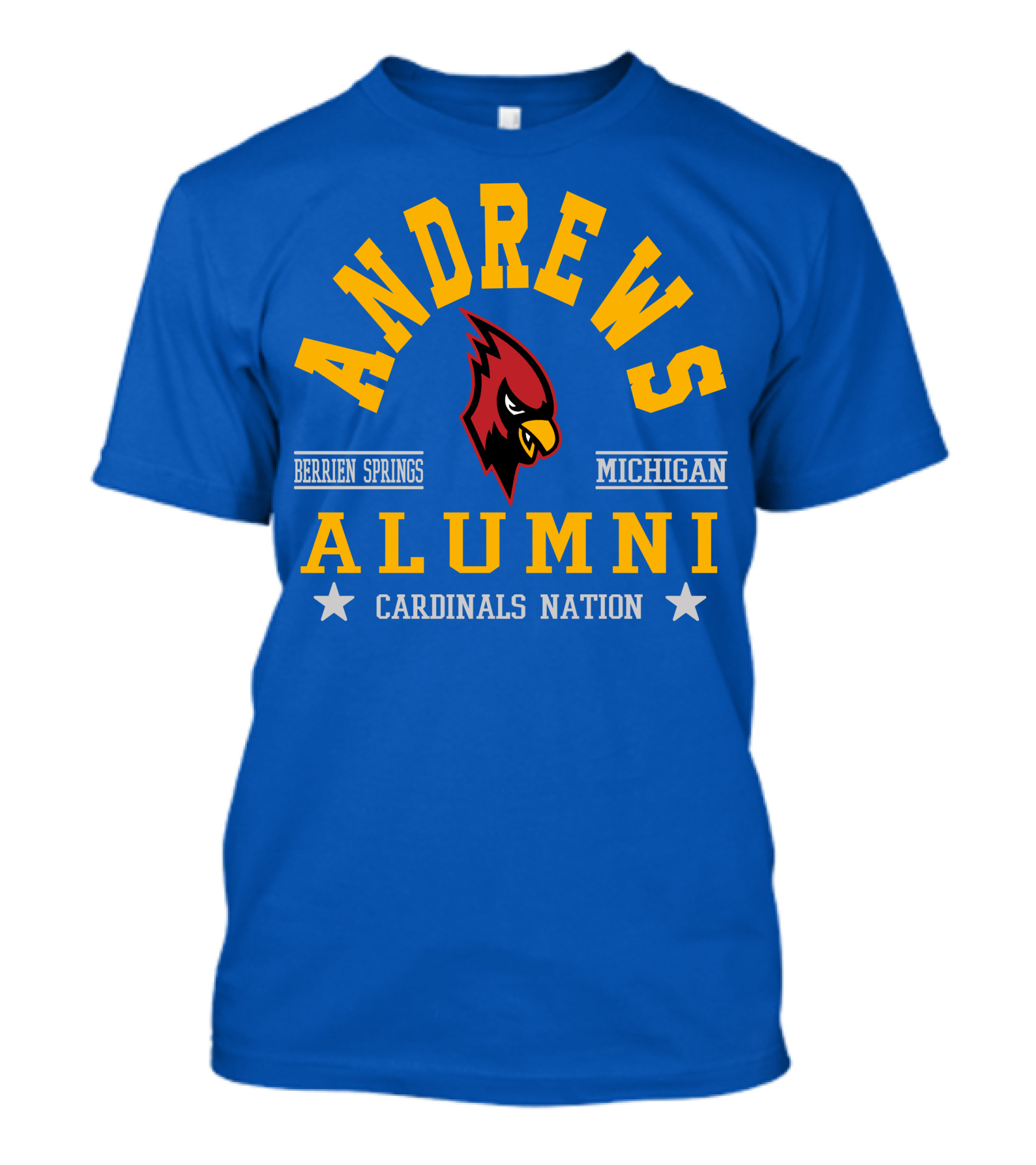 Andrews Alumni Cardinals Nation Berrien Springs Michigan T-Shirt