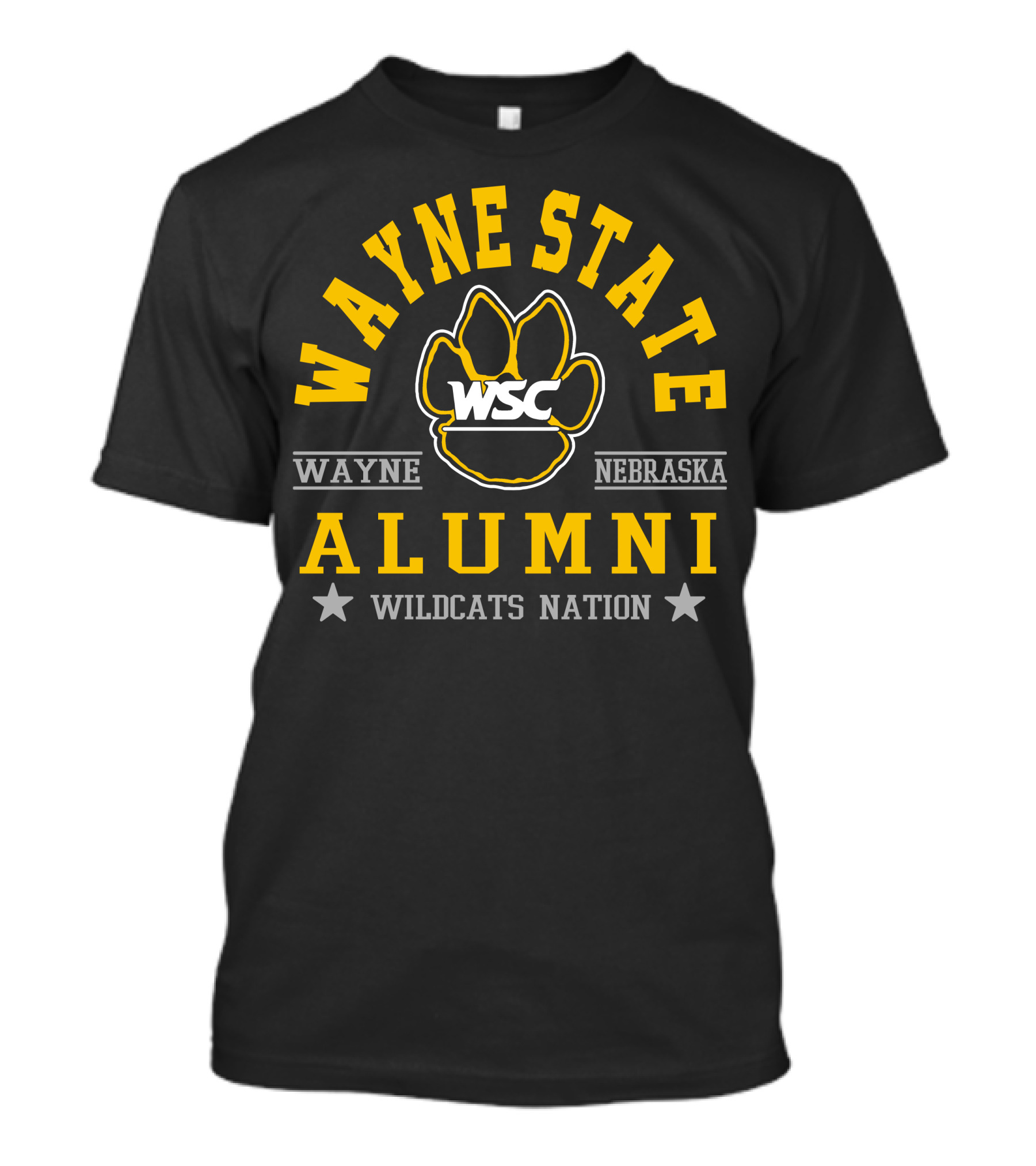 Wayne State Alumni Wildcats Nation Nebraska WSC T-Shirt