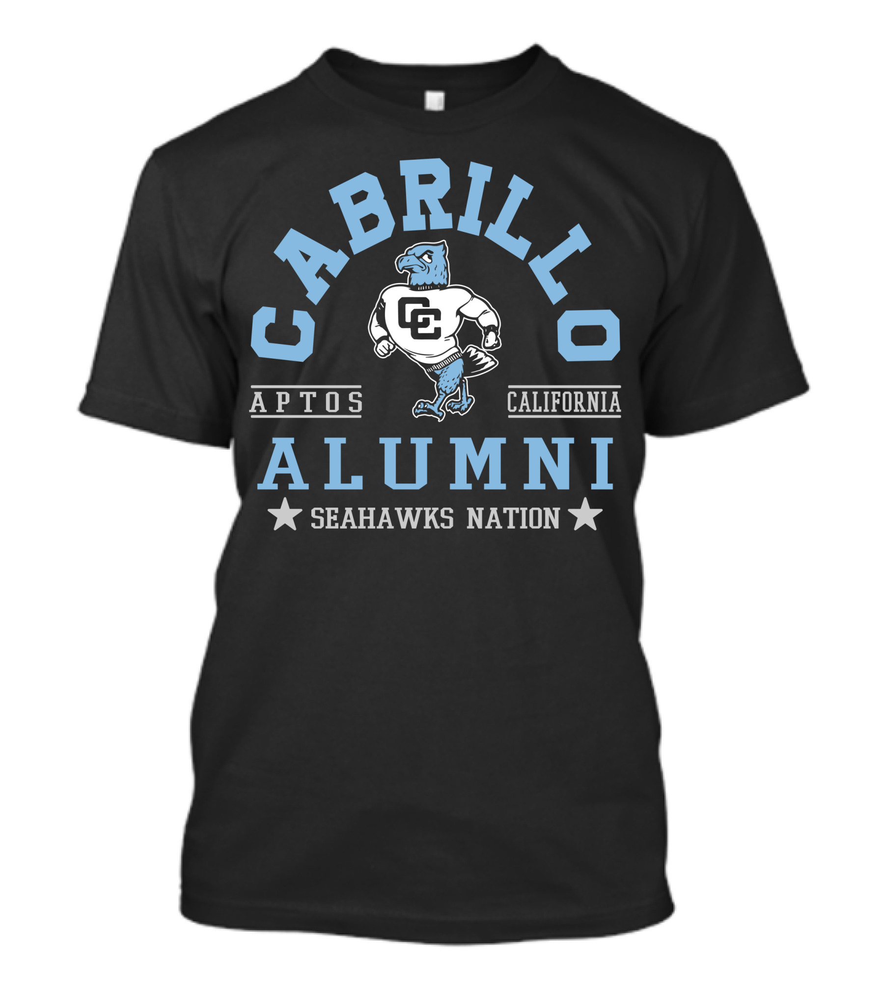 Cabrillo College Alumni Seahawks Nation Aptos California T-Shirt