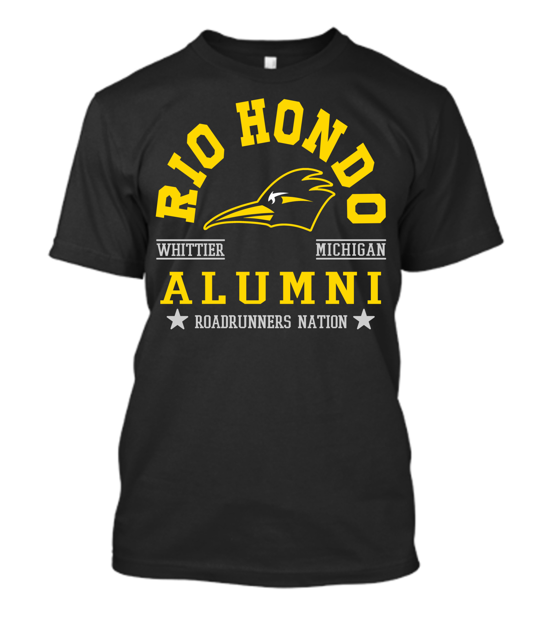 Rio Hondo Alumni Roadrunners Nation Whittier Michigan T-Shirt