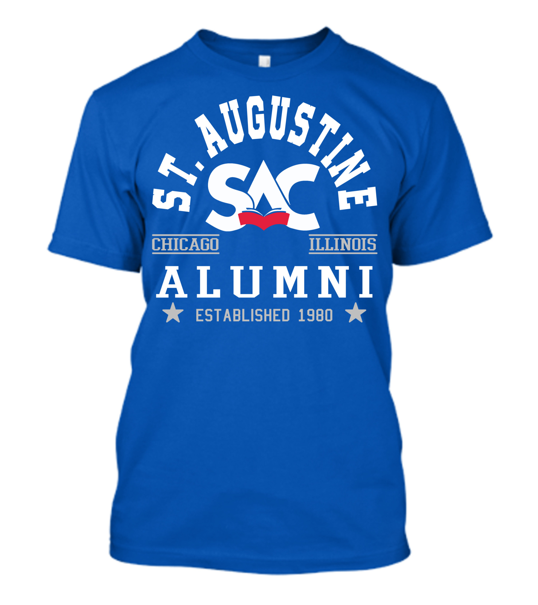 St. Augustine College Alumni Chicago Illinois SAC Established 1980 T-Shirt