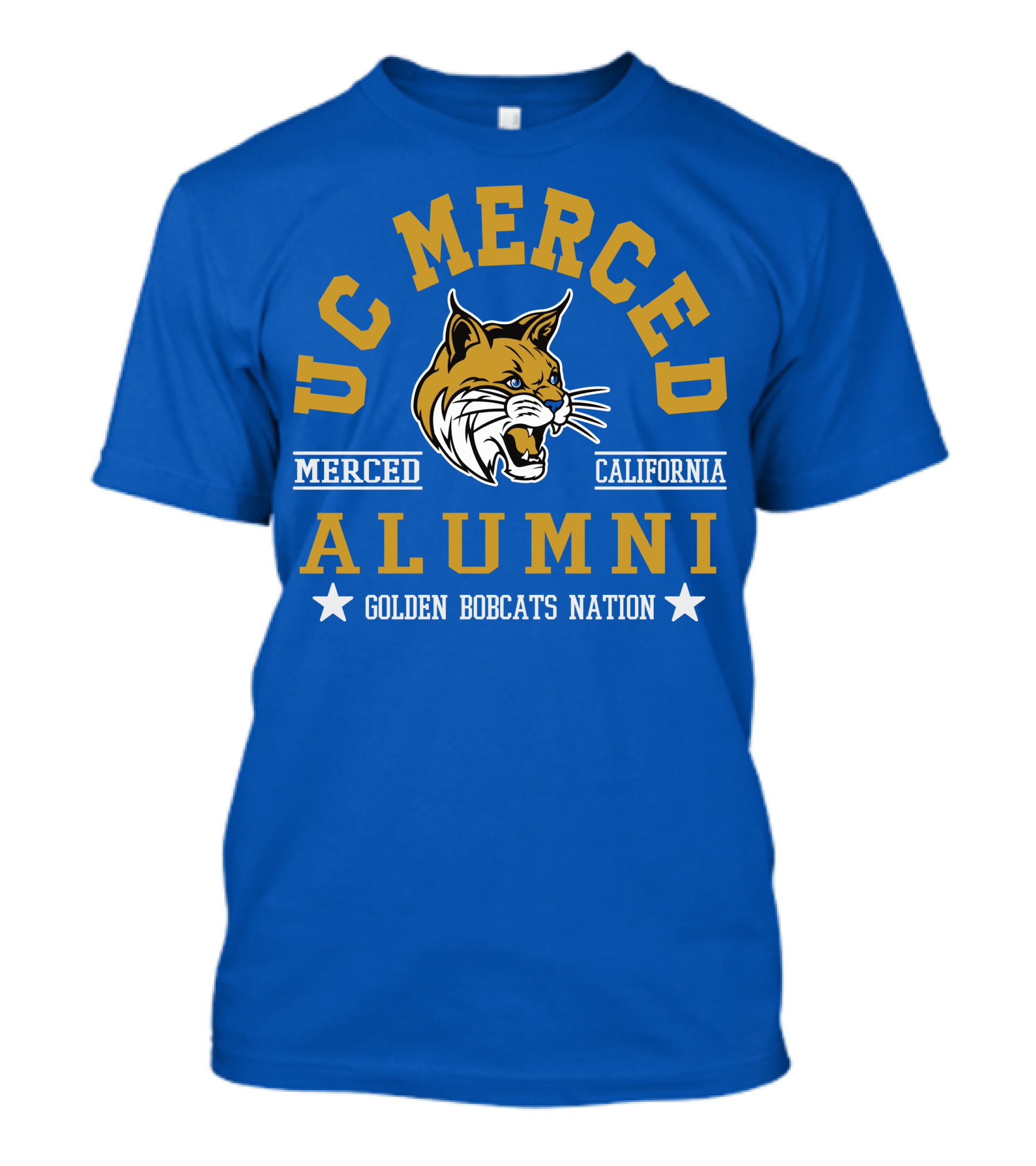 UC Merced Alumni Golden Bobcats Nation Merced California T-Shirt