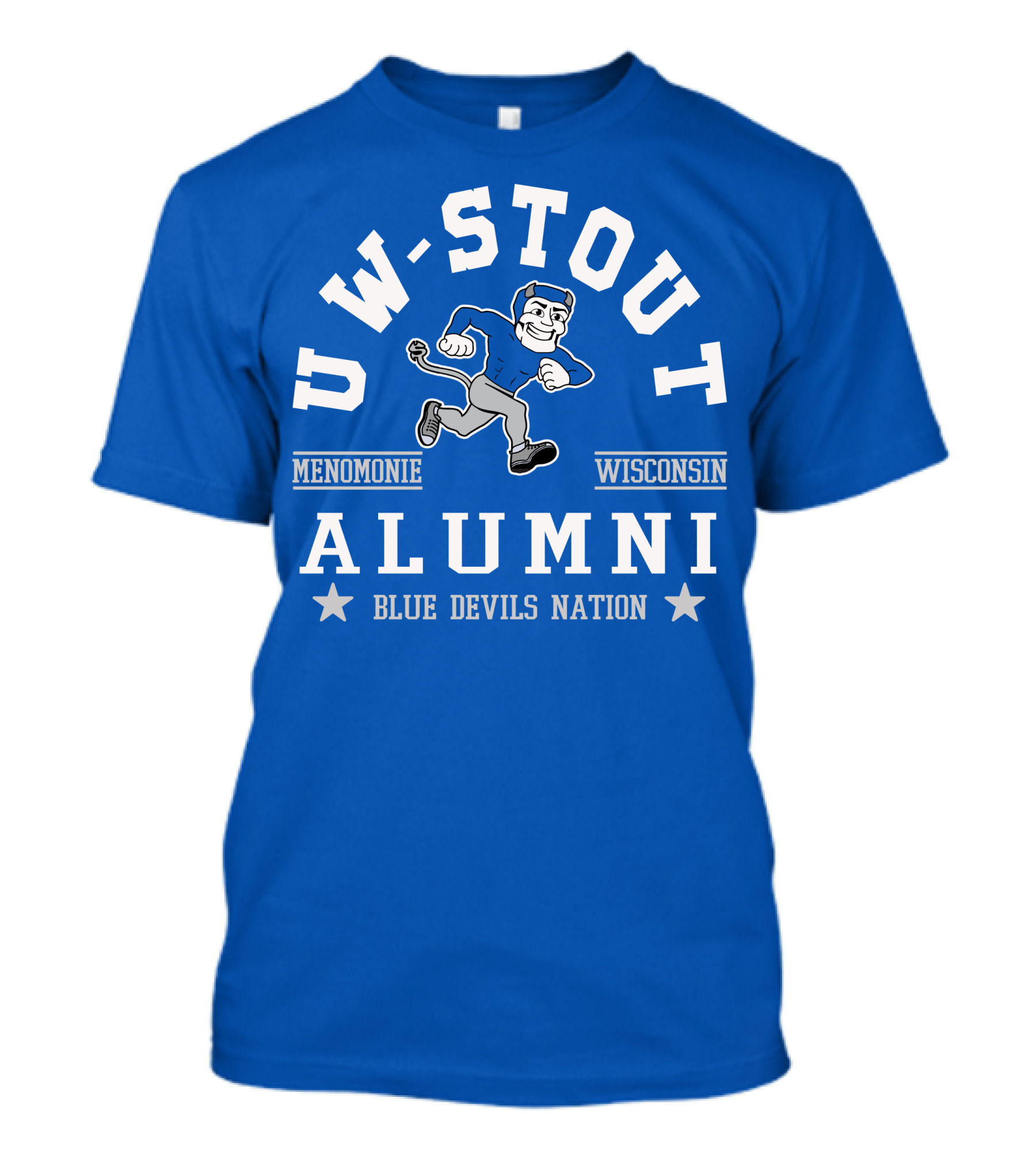 UW-Stout Alumni Blue Devils Nation Menomonie Wisconsin T-Shirt