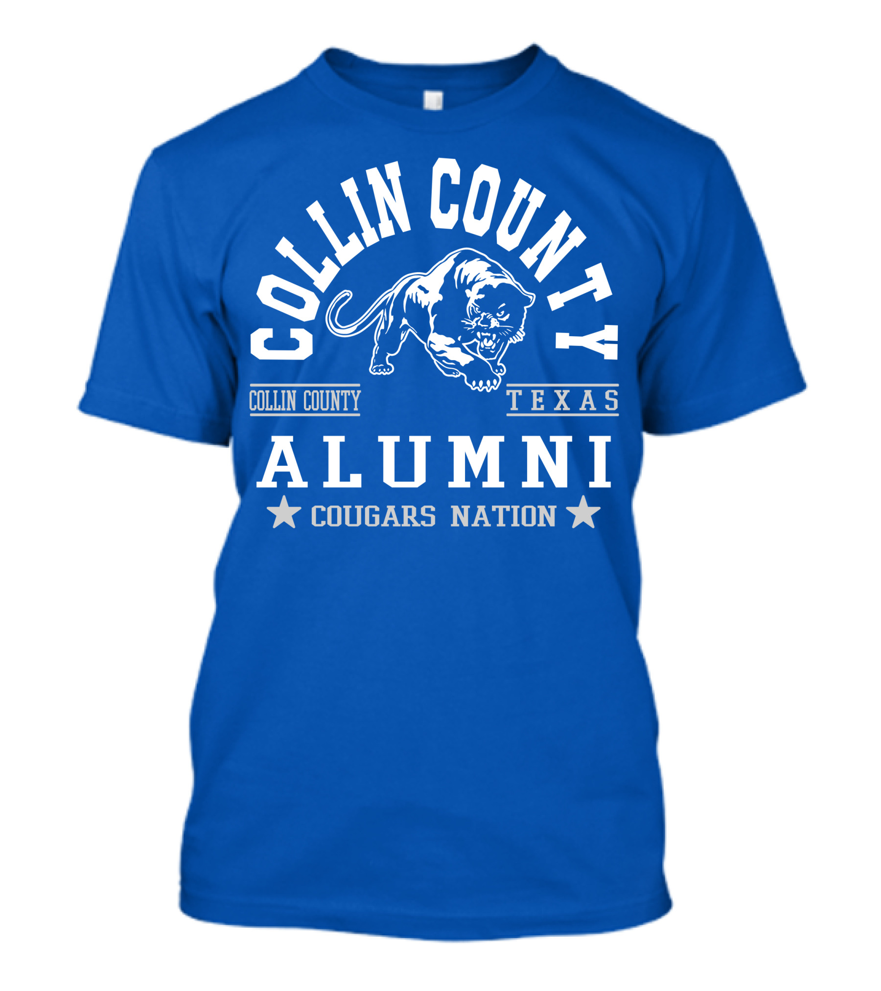 Collin County Texas Alumni Cougars Nation T-Shirt