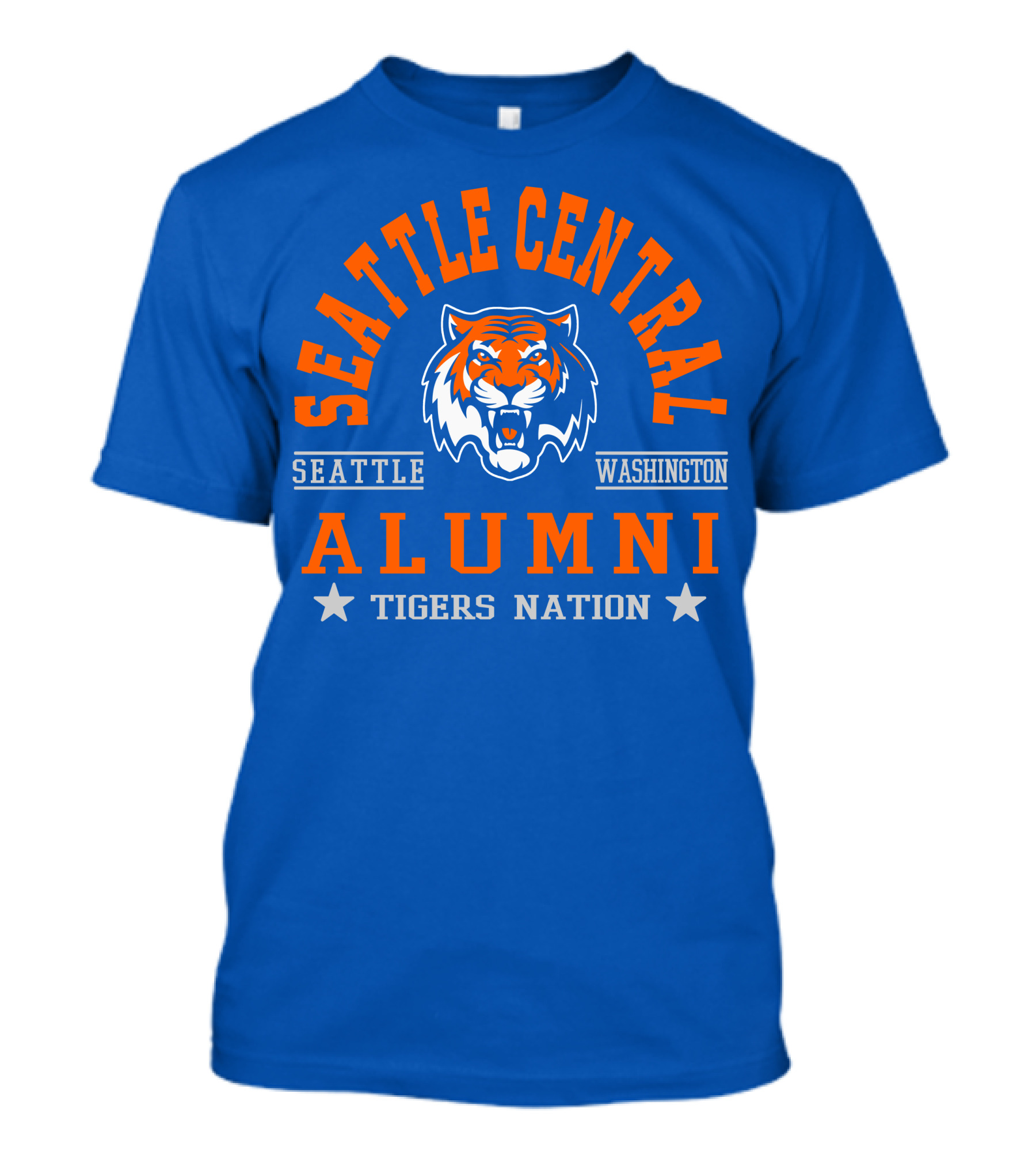 Seattle Central Alumni Washington Tigers Nation T-Shirt