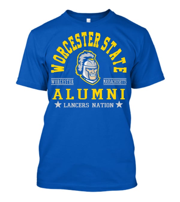 Worcester State Alumni Lancers Nation Massachusetts T-Shirt