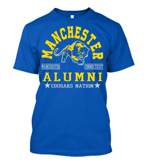 Manchester Connecticut Cougars Alumni Nation T-Shirt