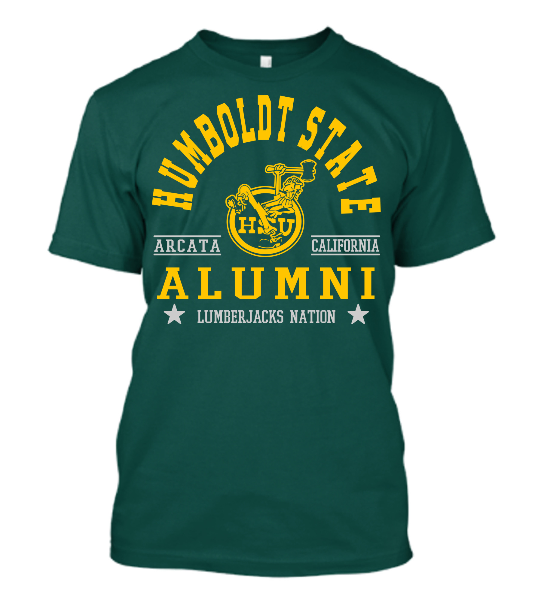 Humboldt State Alumni Arcata California Lumberjacks Nation HSU T-Shirt