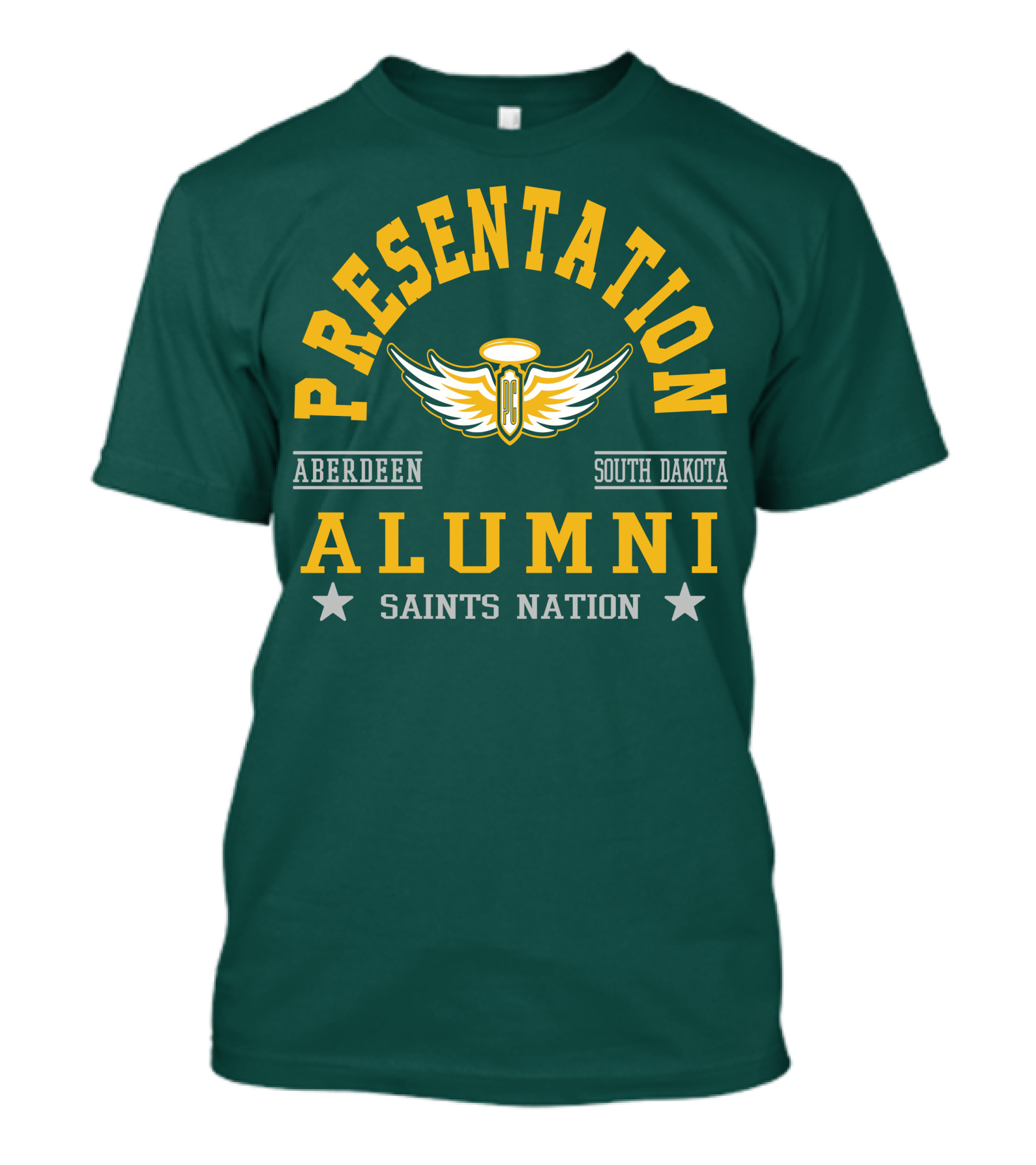 Presentation College Alumni Saints Nation Aberdeen South Dakota T-Shirt