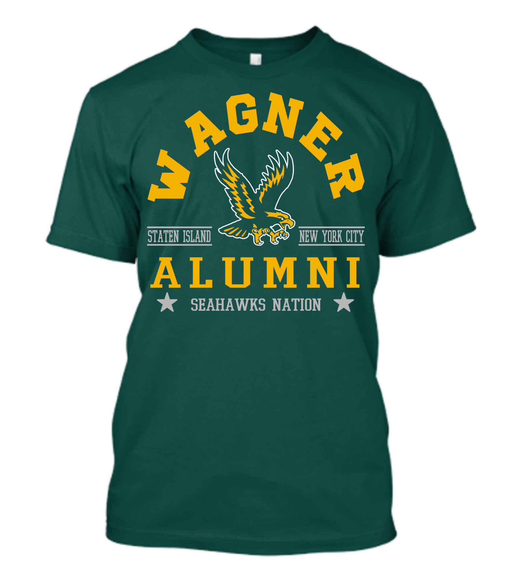 Wagner College Staten Island New York City Alumni Seahawks Nation T-Shirt