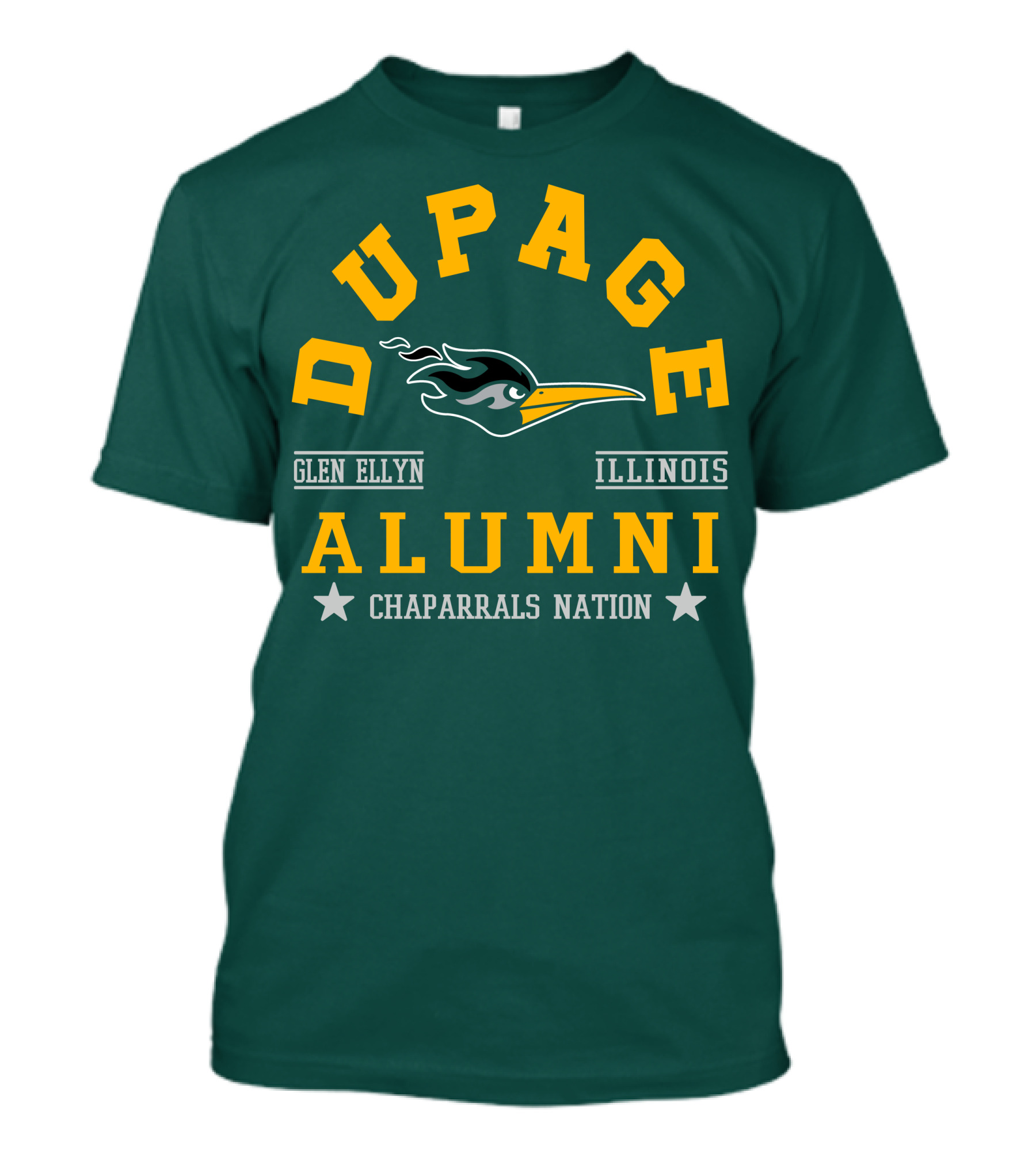DuPage Glen Ellyn Illinois Alumni Chaparrals Nation T-Shirt
