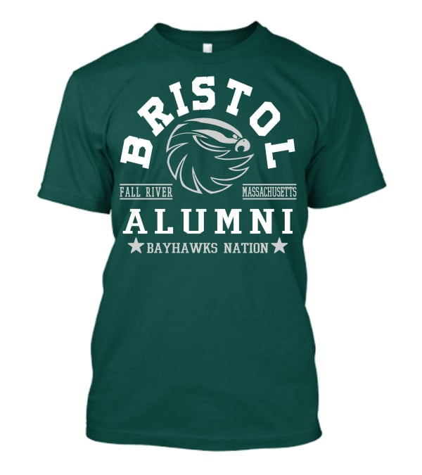 Bristol Alumni Bayhawks Nation Fall River Massachusetts T-Shirt