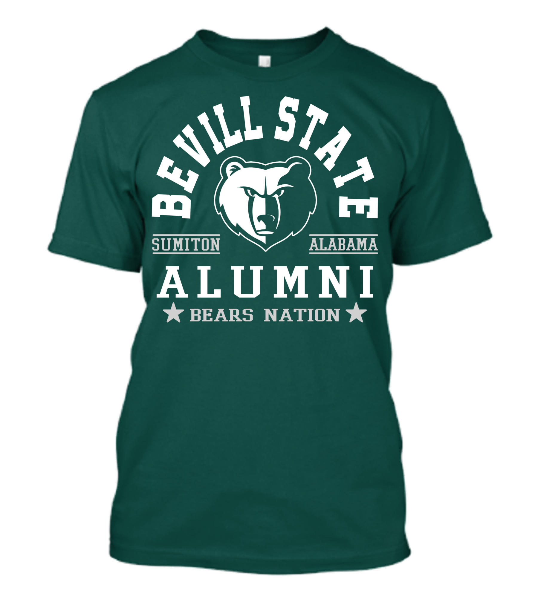 Bevill State College Alumni Bears Nation Sumiton Alabama T-Shirt