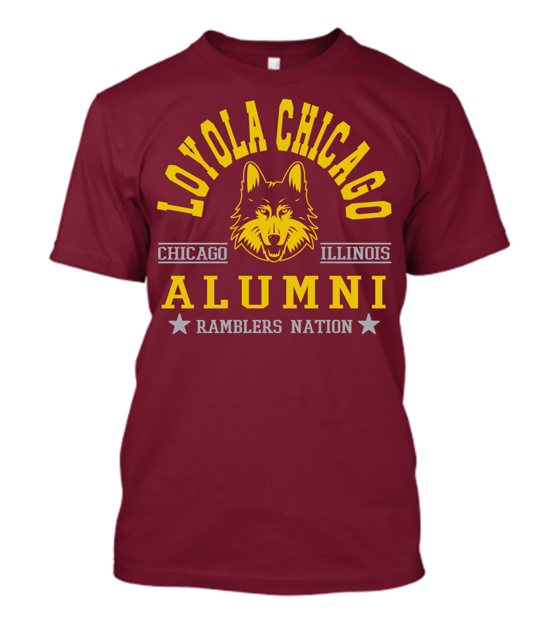 Loyola Chicago Illinois Alumni Ramblers Nation T-Shirt