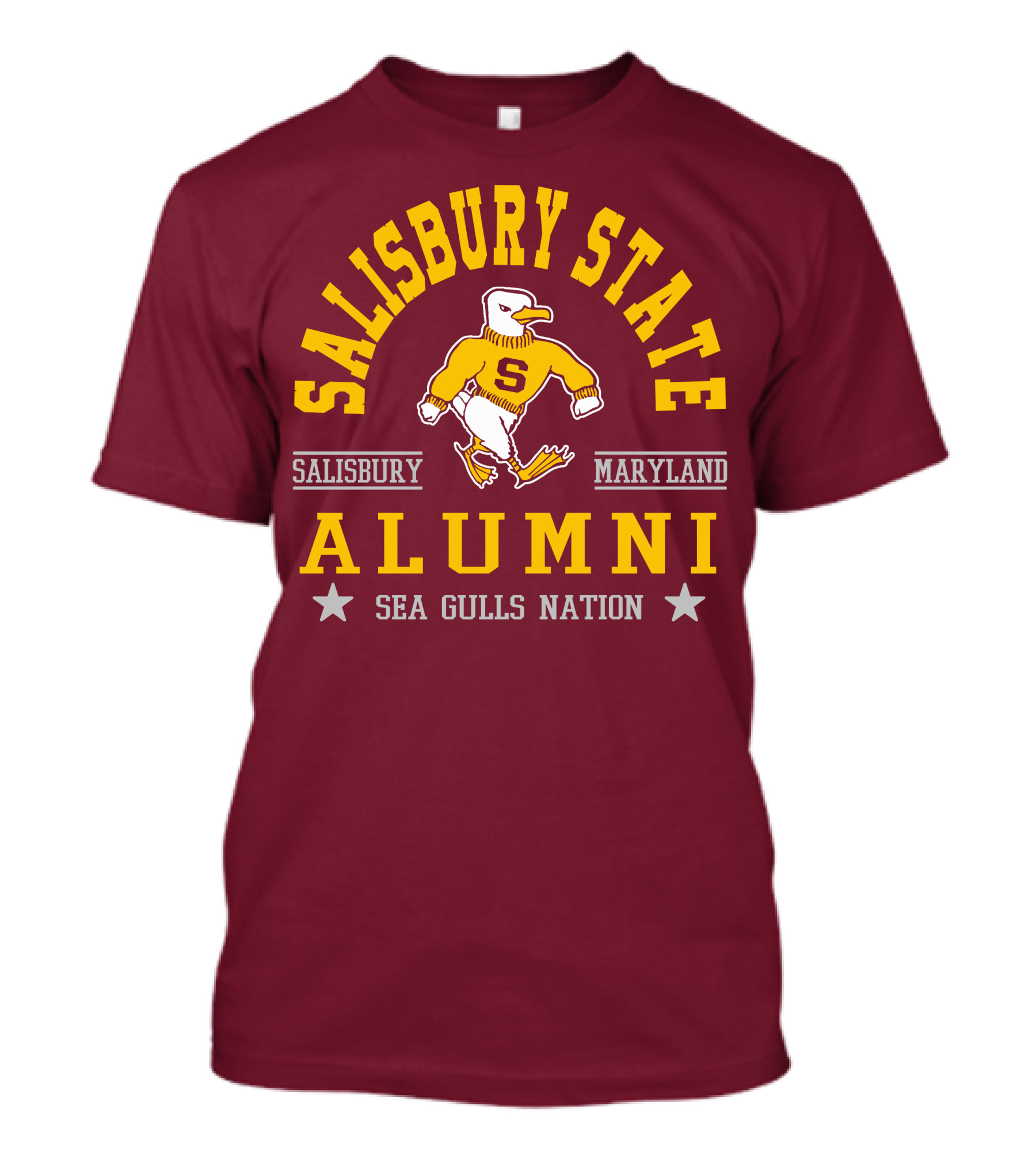 Salisbury State Maryland Alumni Sea Gulls Nation T-Shirt