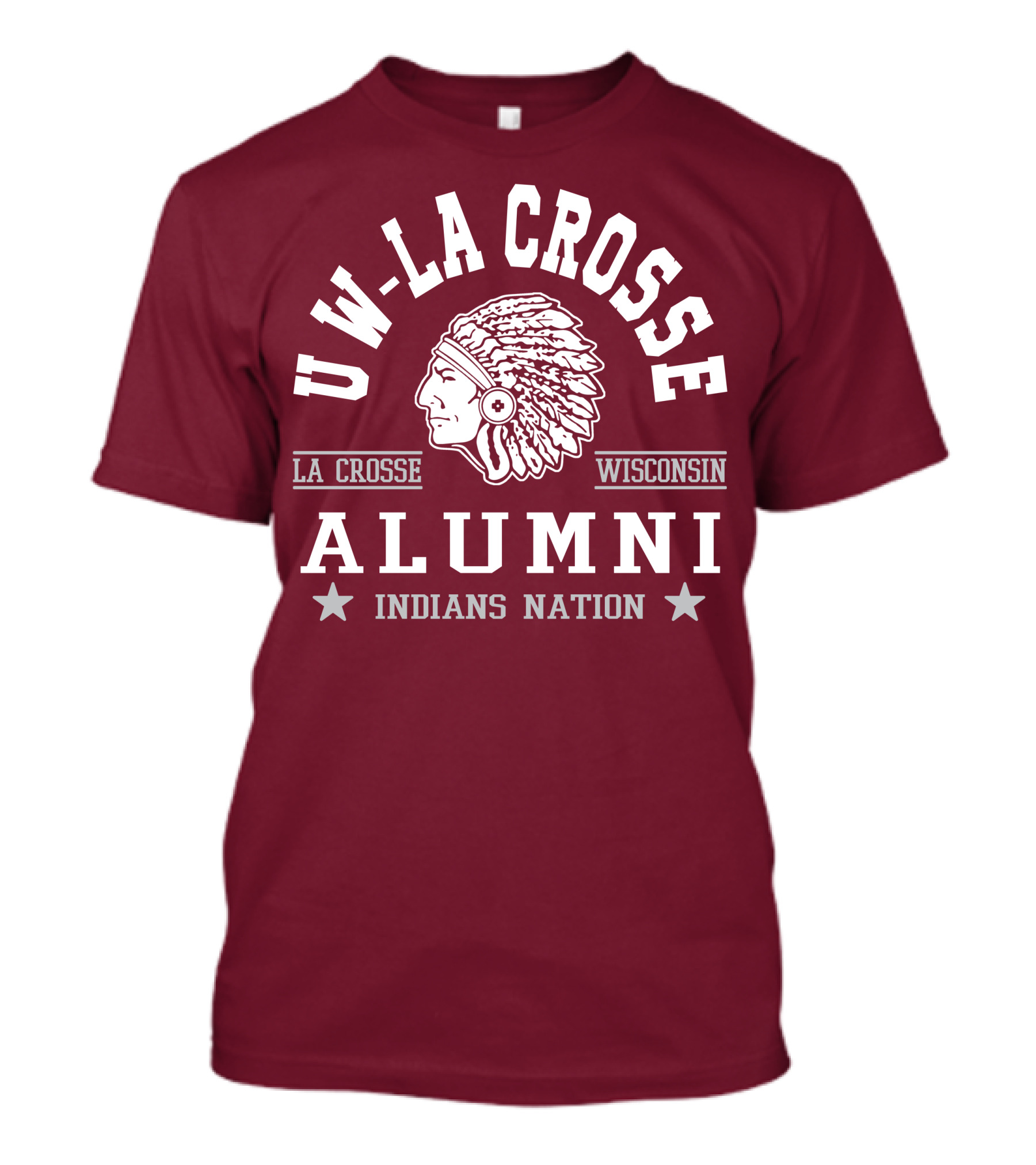 UW-La Crosse Wisconsin Alumni Indians Nation T-Shirt