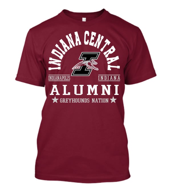 Indiana Central Alumni Indianapolis Indiana Greyhounds Nation T-Shirt