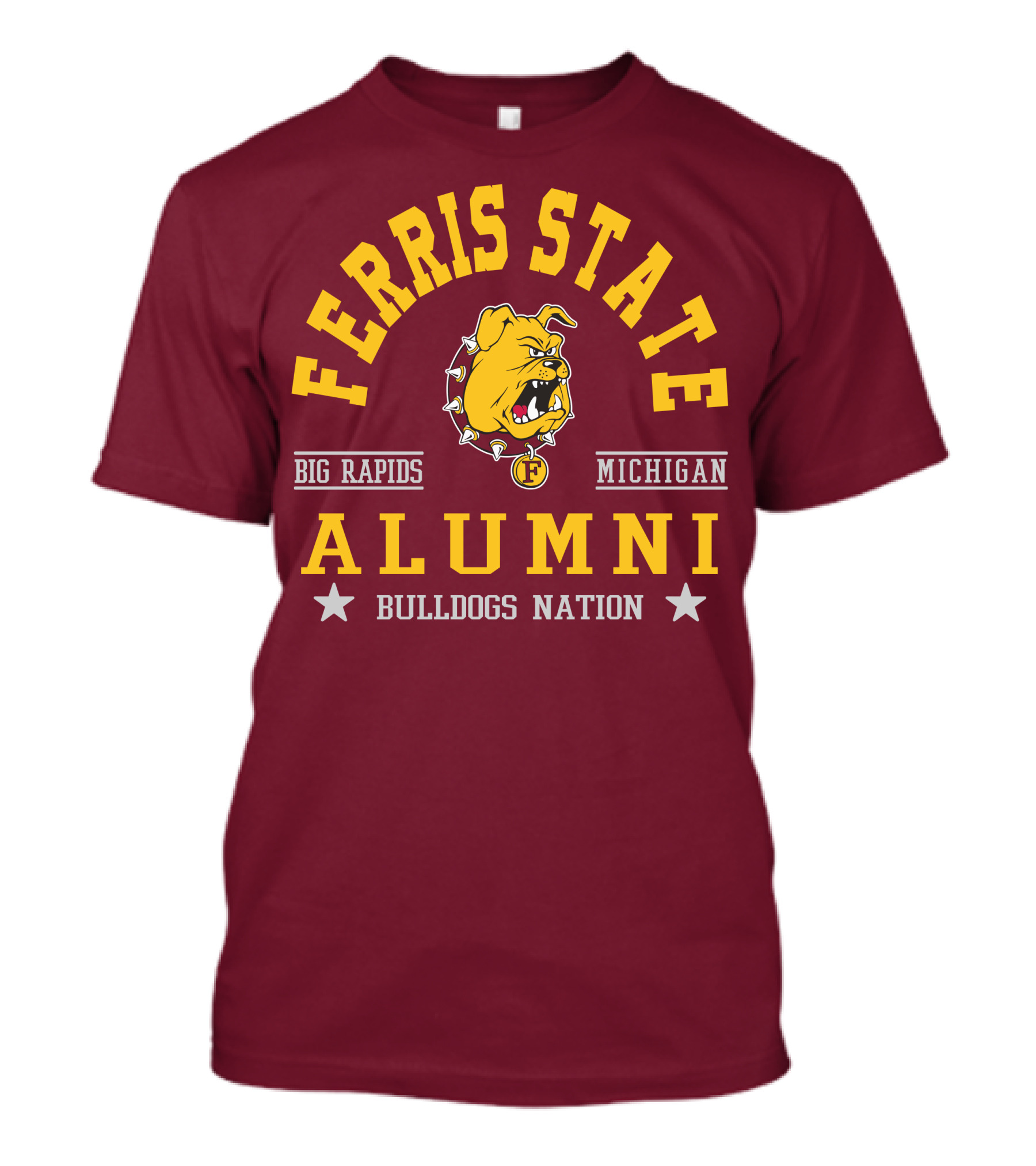 Ferris State Alumni Bulldogs Nation Big Rapids Michigan T-Shirt