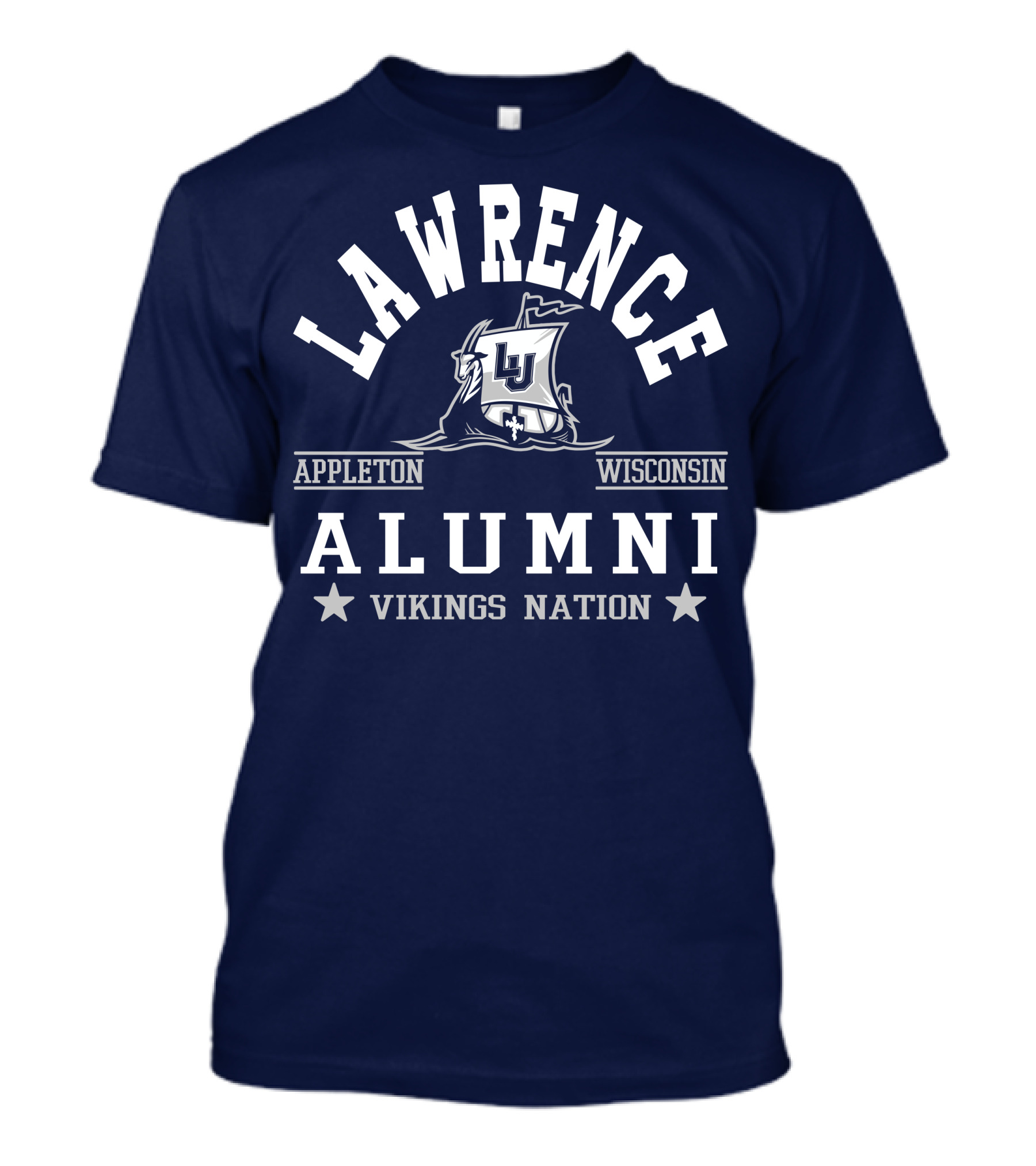 Lawrence Alumni Vikings Nation Appleton Wisconsin T-Shirt