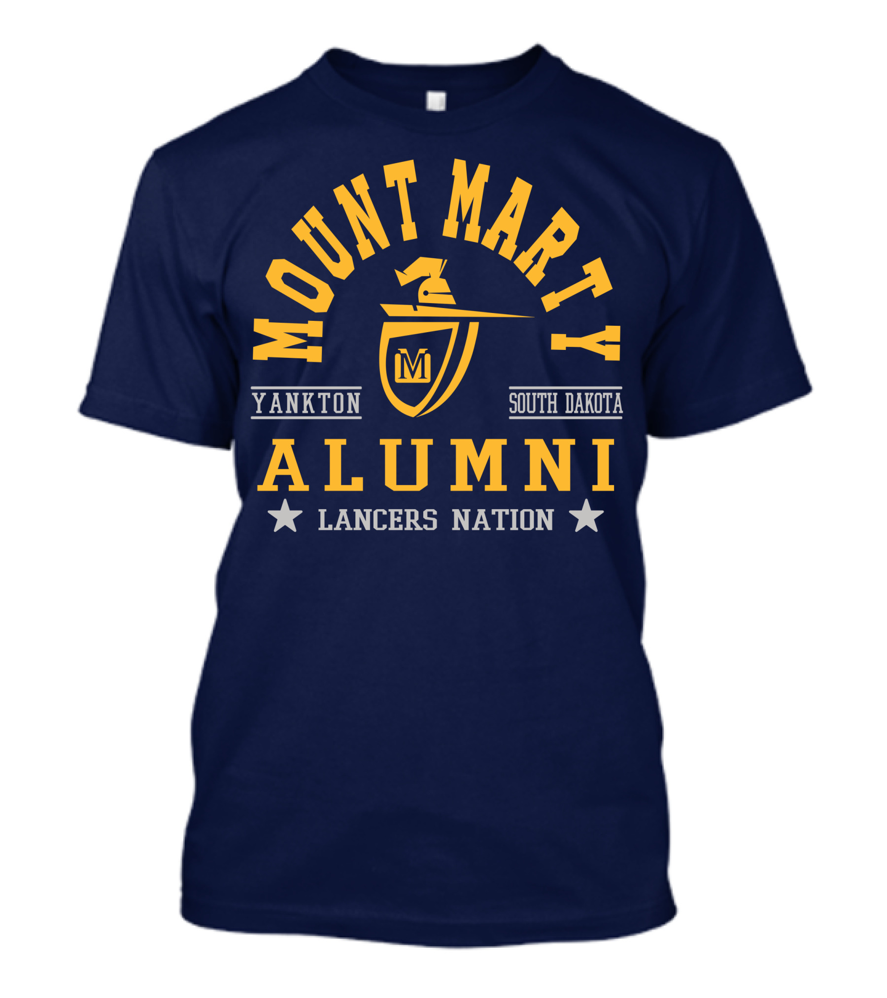 Mount Marty Yankton South Dakota Alumni Lancers Nation T-Shirt