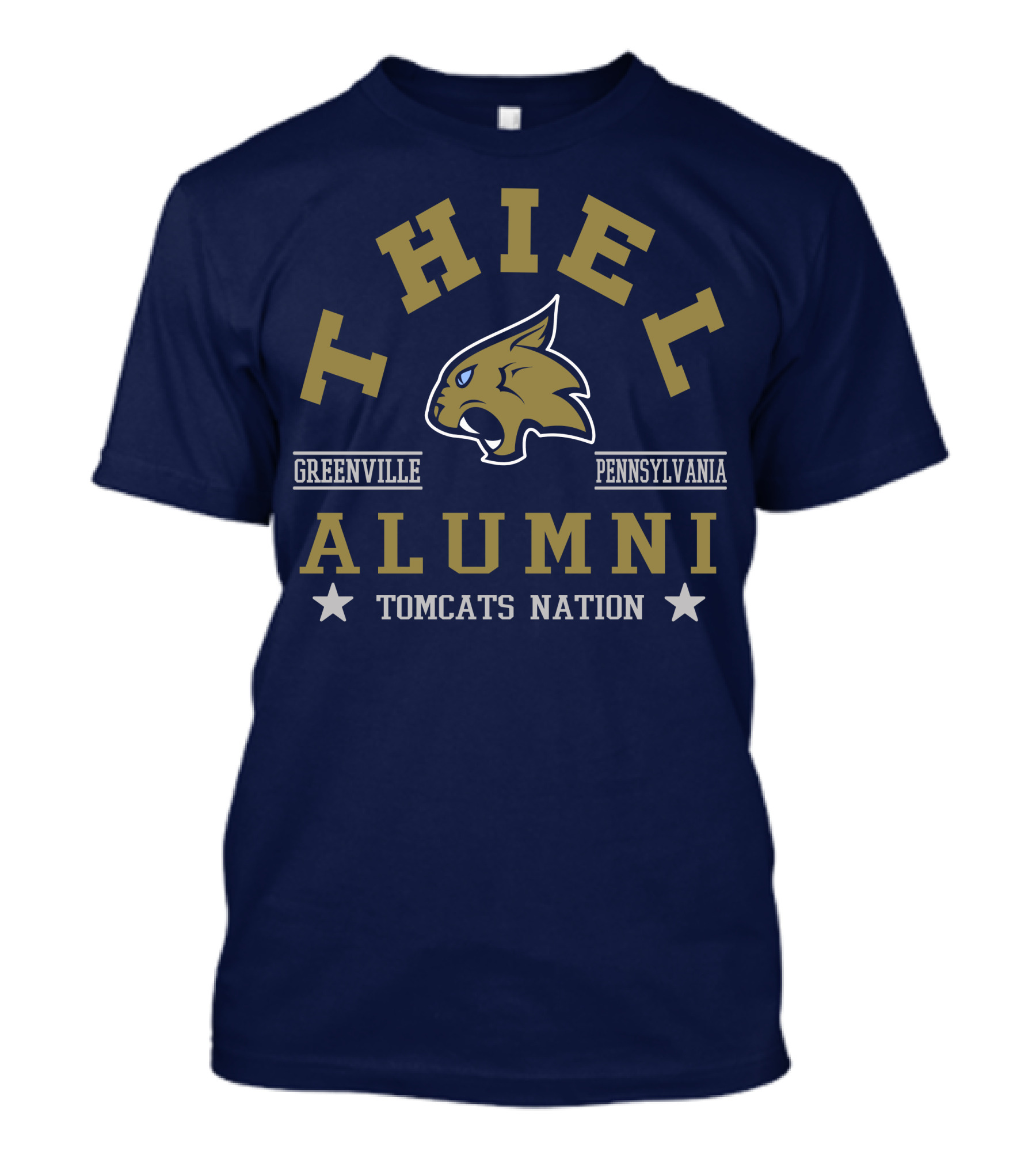 Thiel Alumni Tomcats Nation Greenville Pennsylvania T-Shirt