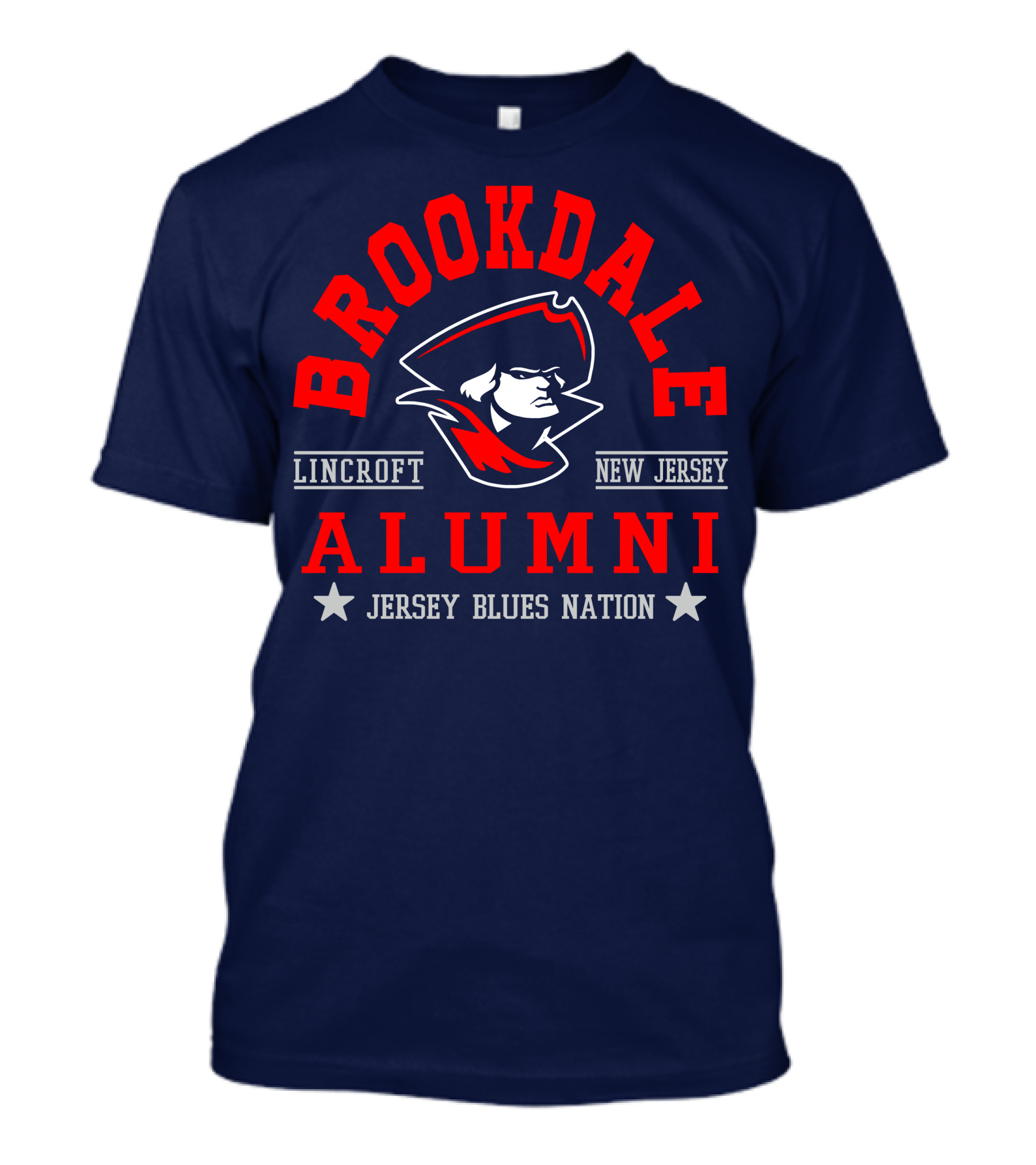 Brookdale Alumni Lincroft New Jersey Jersey Blues Nation T-Shirt