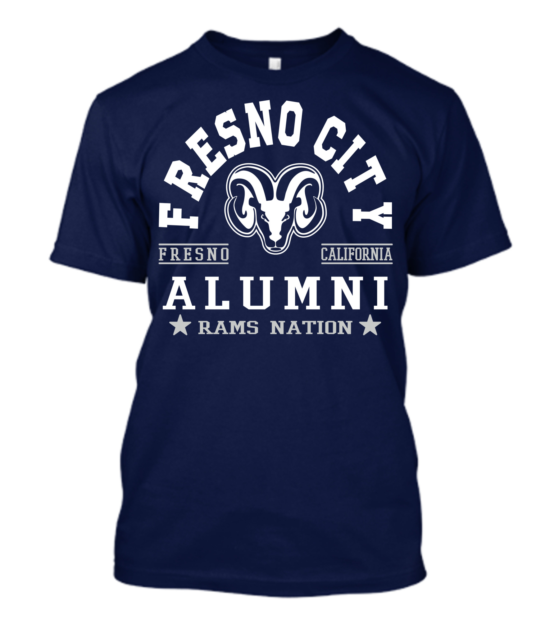 Fresno City California Alumni Rams Nation T-Shirt