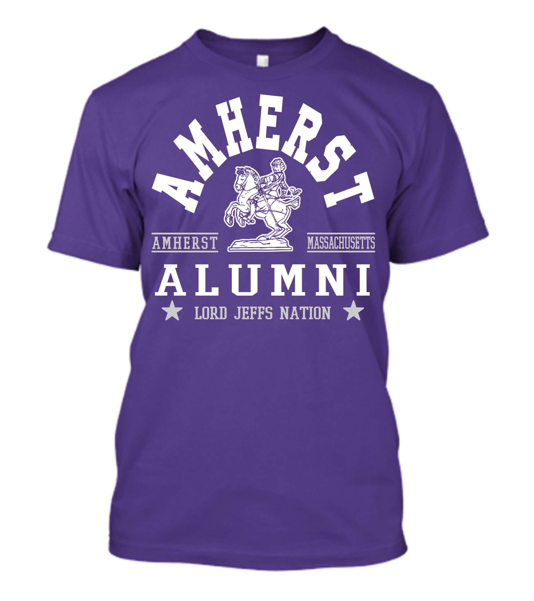 Amherst Alumni Lord Jeffs Nation Massachusetts T-Shirt