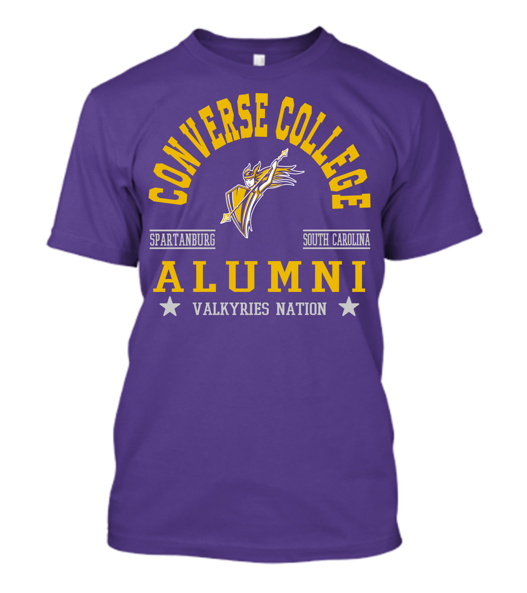 Converse College Alumni Valkyries Nation Spartanburg South Carolina T-Shirt
